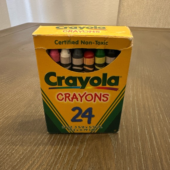 Vintage Crayola Crayons No. 24 Binney & Smith Made in USA‎ 1997 - Picture 1 of 4
